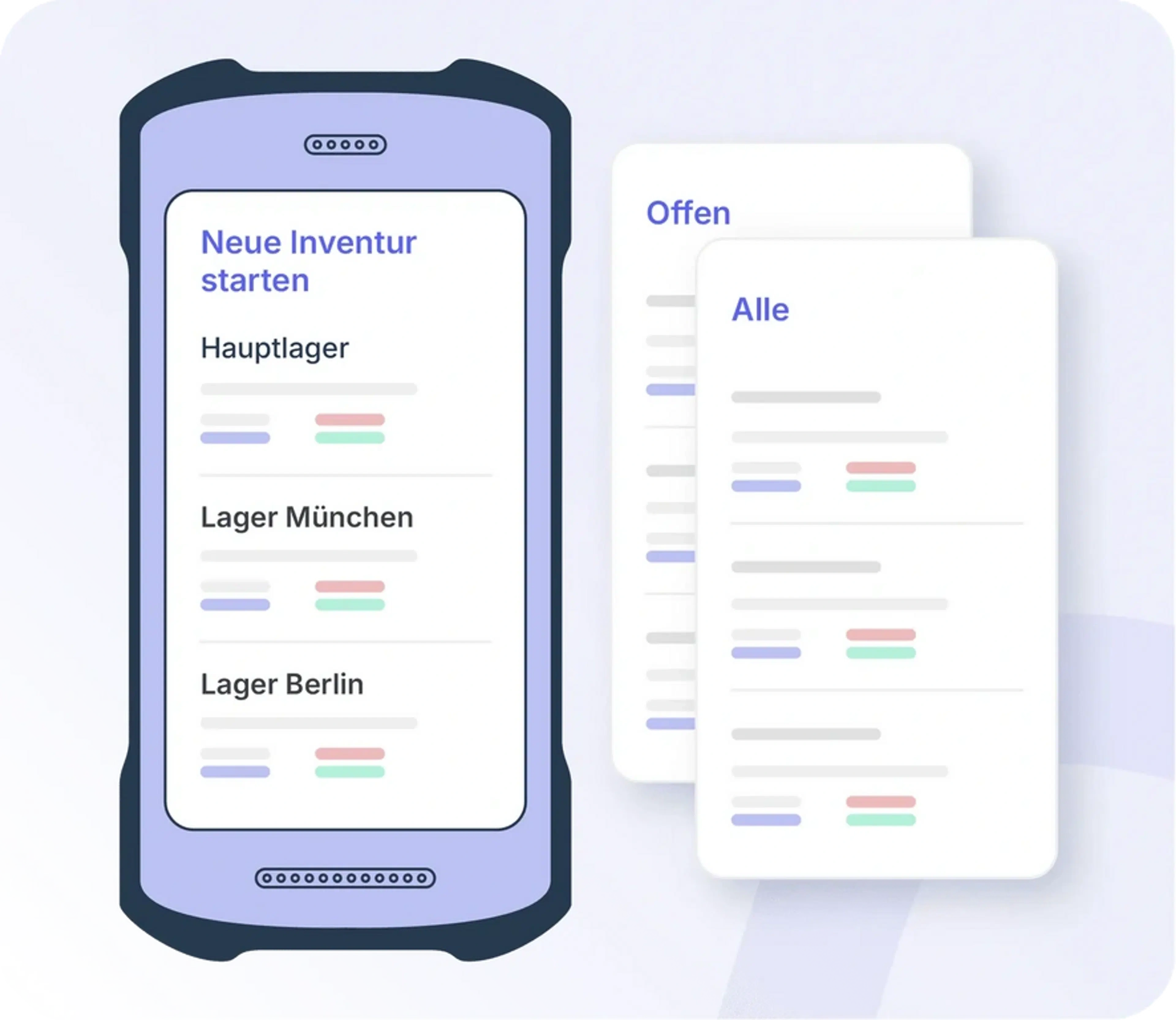 Illustration for Inventur einfach, schnell & digital